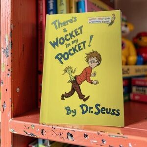 Dr. Seuss “There’s A Wocket In My Pocket” Book, Vintage 1974